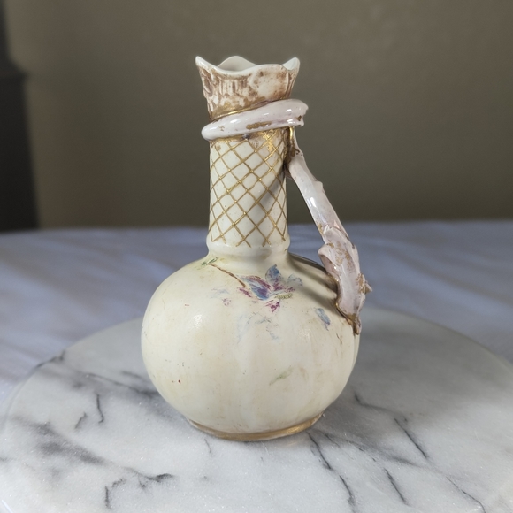 Art Nouveau Antique Vase 7 in Unmarked Royal Bonn? - Picture 4 of 8